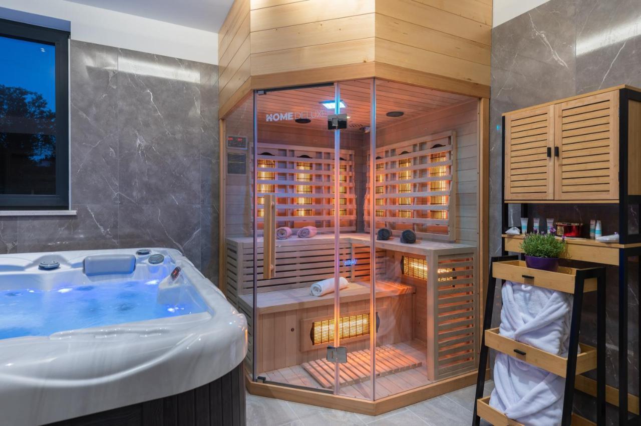 Green Luxury II With Heated Pool, Jacuzzi & Sauna Ruzici  Dış mekan fotoğraf